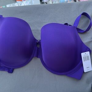 Purple Strappy Bra 38G.